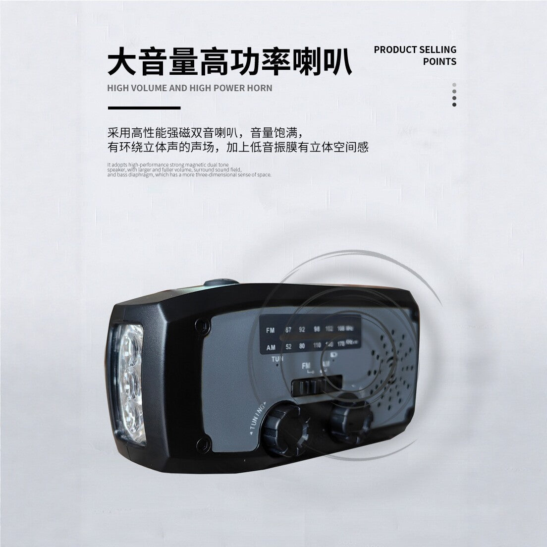 Hand Crank Emergency Radio Charger