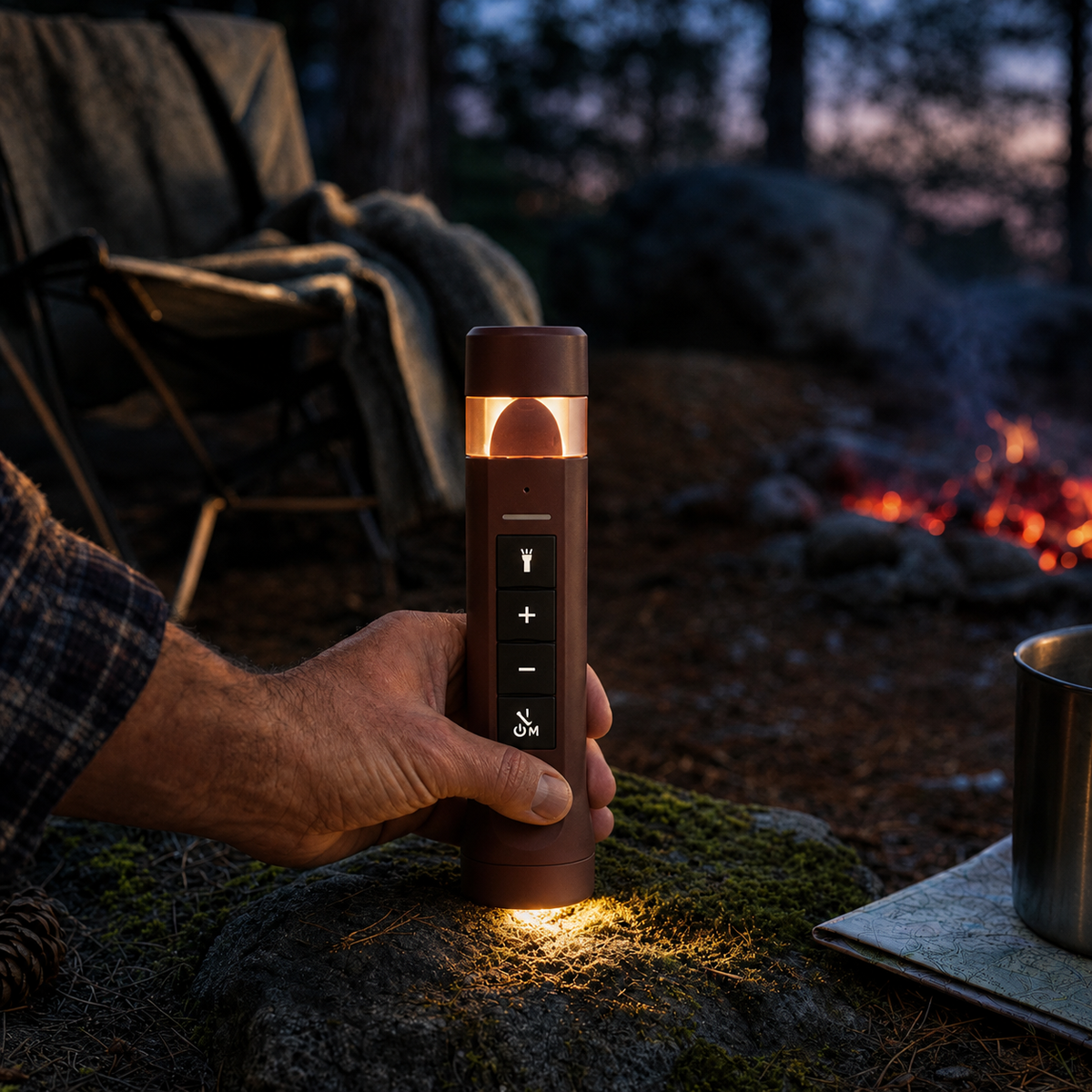 3-in-1 Flashlight Power Bank Speaker