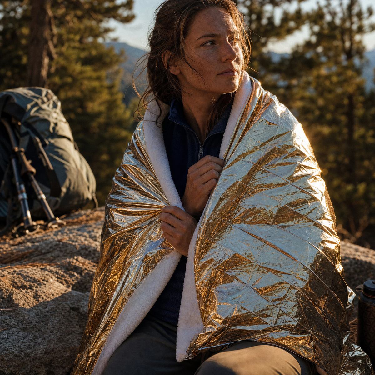 Emergency Space Blanket Throw