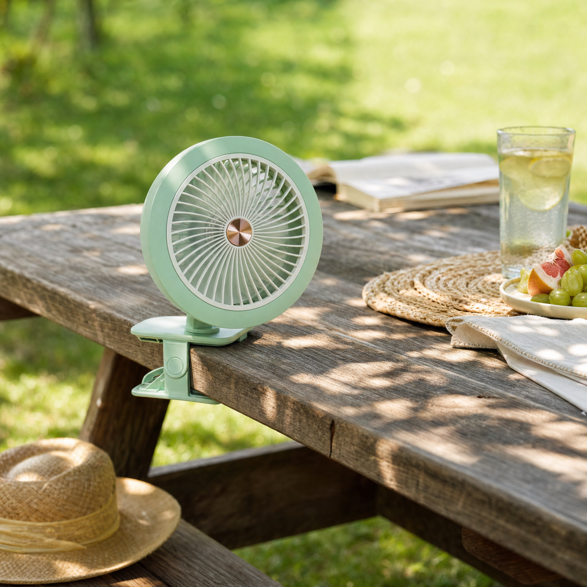 Rechargeable Mini Clip-On Fan